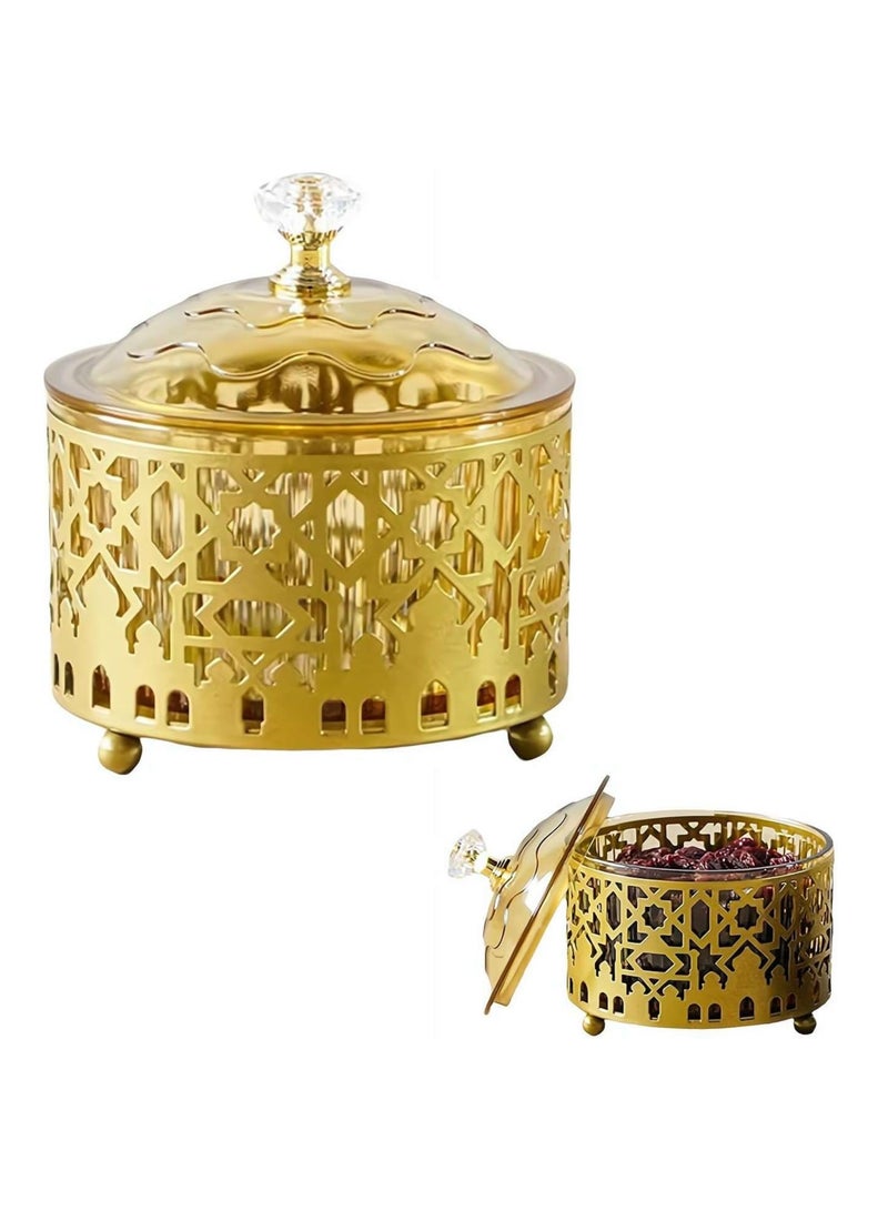 Ramadan Snack Serving Tray Eid Mubarak Nut Container Candy Storage - Image 1